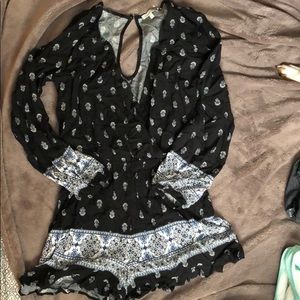 Long sleeve romper